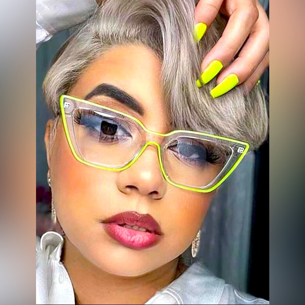Mint Green Cat Eye Anti-Blue Light Eyeglasses